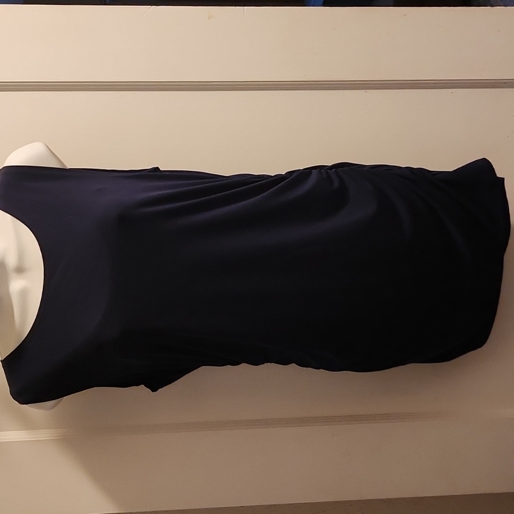 Zenana Outfitters Boutique Navy Pullover Tank Top